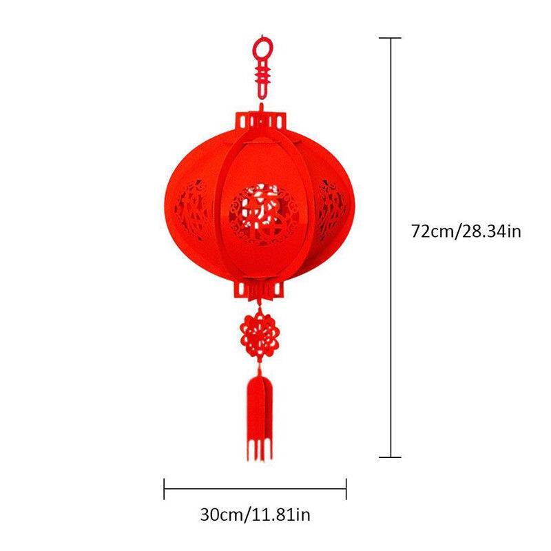 EVER NEW LANTERN 赤 ランタン China New Year Red Lantern Spring Festival LED Hanging