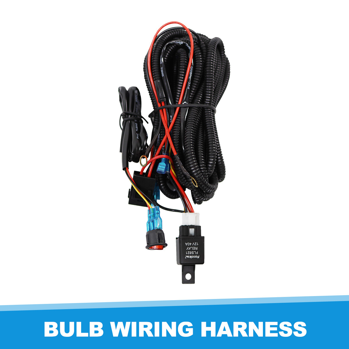 Offroad LED Light Bar Wiring Harness Kit for Driving Lamps and Pods