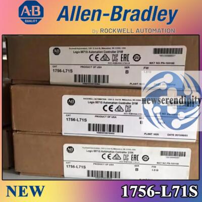 New Factory Sealed AB 1756-L71S Ser B GuardLogix Automation Controller 1756L71S