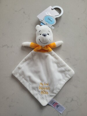 Matalan My First Winnie Puuh Bettdecke Stofftier NEU weiß Decke orange