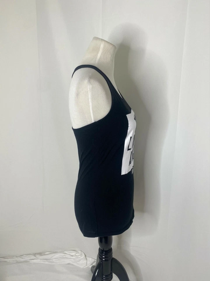 Camiseta sin mangas Victoria Secret para mujer pequeña deportiva negra blanca talla deportiva pequeña Foto 4 de 4