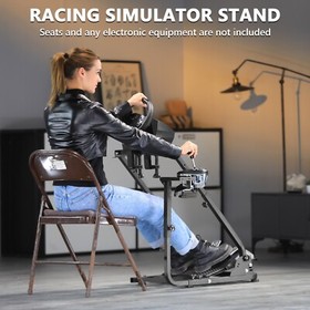 Marada Racing Steering Wheel Stand Adjustable Foldable Fits Logitech G920 G923