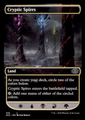 MTG Cryptic Spires #332 2X2 Eng. Common EX B3214