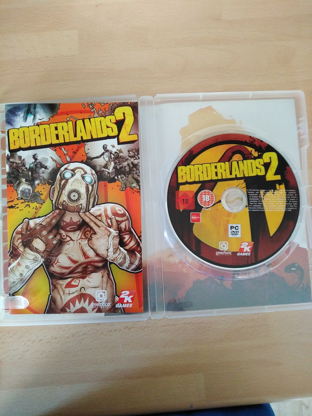 Borderlands 2 (PC: DVD ROM European Version.NEVER BEEN PLAYED.  MINT CONDITION