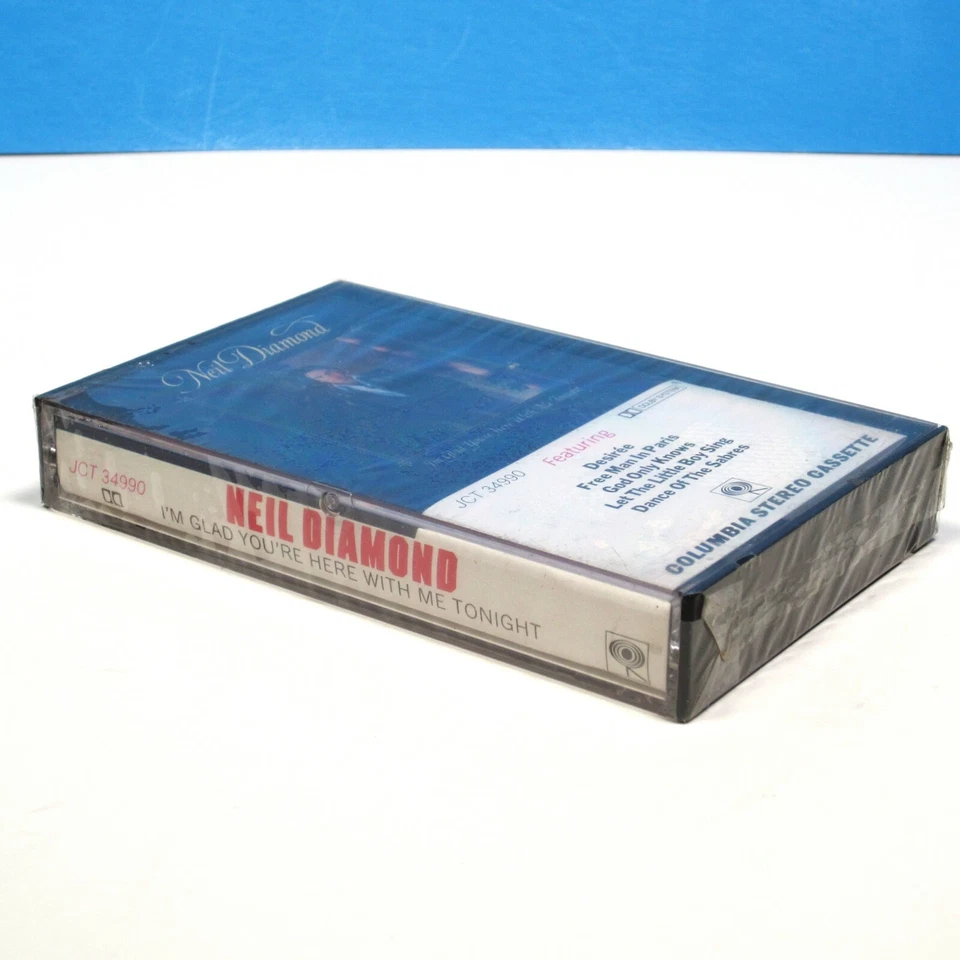 Neil Diamond I'm Glad You're Are Here With Me Tonight Cassette Columbia 1977 New - Image 4 of 4