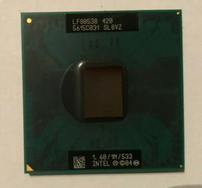 INTEL CELERON M 420 MOBILE - SL8VZ -1,60GHz/1M/533 Sockel M #354
