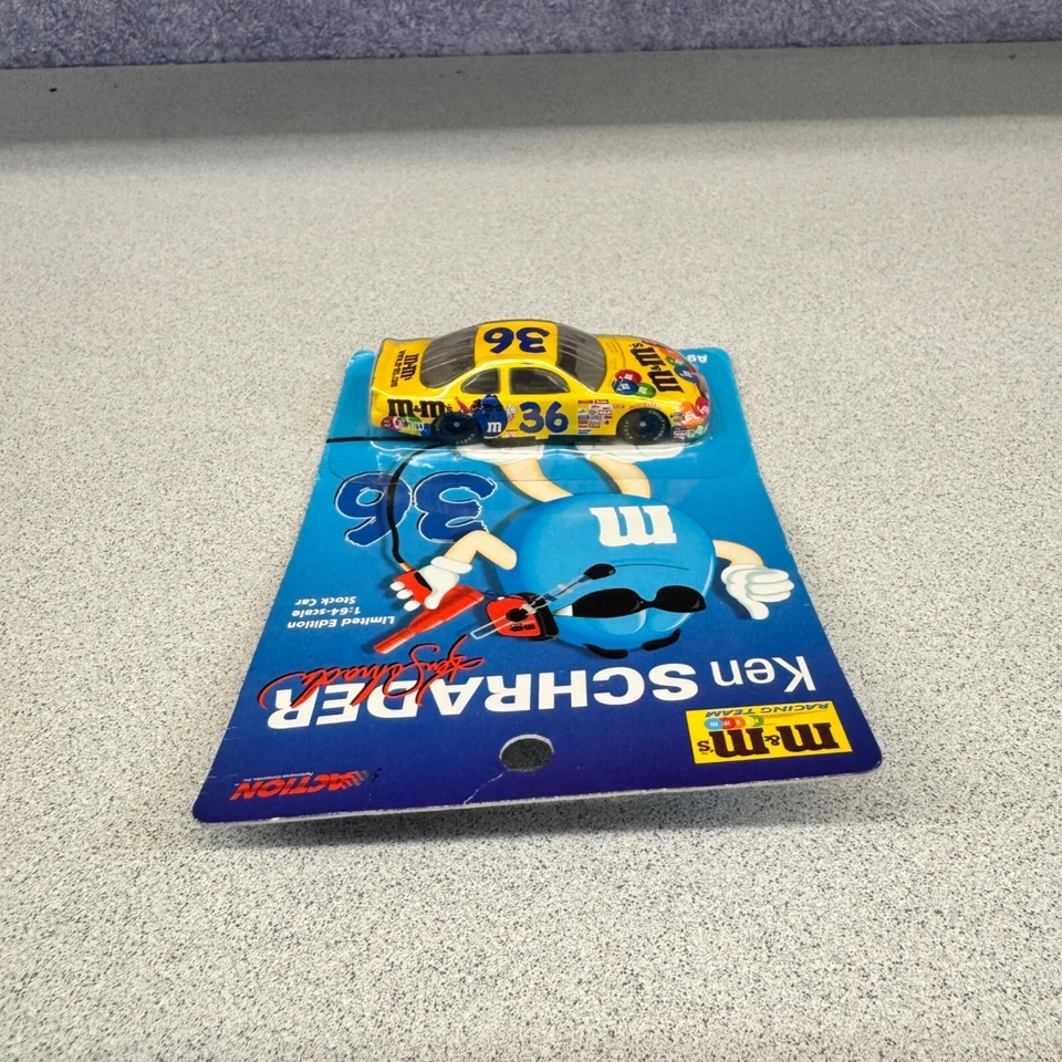 M&Ms Racing Ken Schrader Limited Edition 1:64 Diecast Stock Diecast Car 1999 - Image 4 of 4