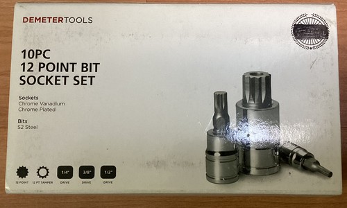 10pc - 12 Point Bit socket Set 4MM - 18MM | eBay
