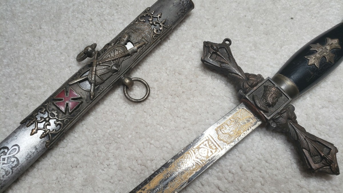 Masonic Sword 金属製 模造刀 西洋剣 レプリカ Masonic Sword 金属製 模造刀 西洋剣 レプリカ