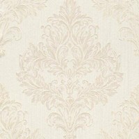 Rasch Textil Tapete Vlies Solitaire 073330 Weiß Beige Stylisch Barock Eyecatcher