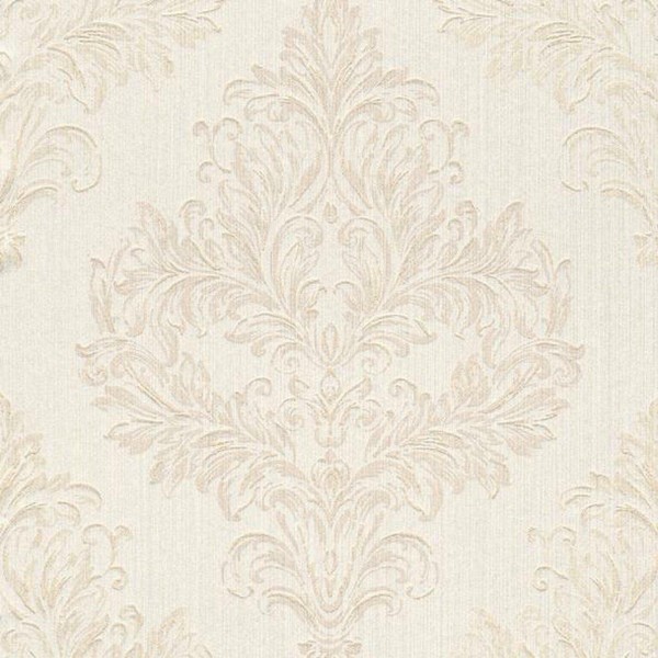 Rasch Textil Tapete Vlies Solitaire 073330 Weiß Beige Stylisch Barock Eyecatcher-image