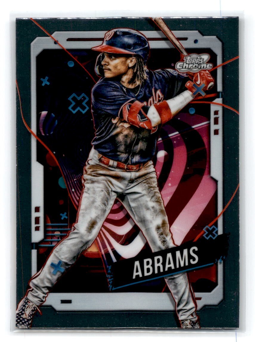 2024 Topps Chrome Cosmic CJ Abrams #143 Nationals