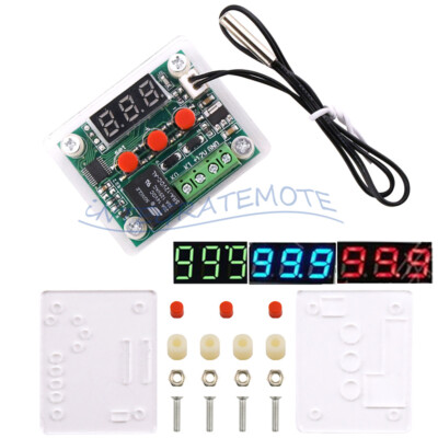 W1209 DC12V Digital Thermostat Temperature Control Switch Sensor / Acrylic Shell
