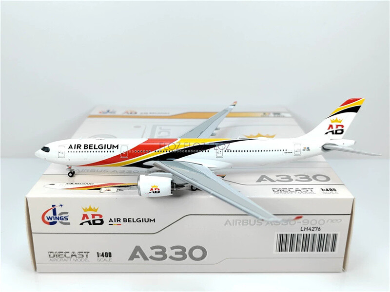 エアベルギー A330-900neo OO-ABG 1/400 JC WINGS AIR BELGIUM for Airbus A330-900neo OO-ABG 1:400