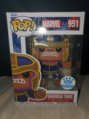 Funko Pop! Marvel Gingerbread Thanos #951 Funko Exclusive New