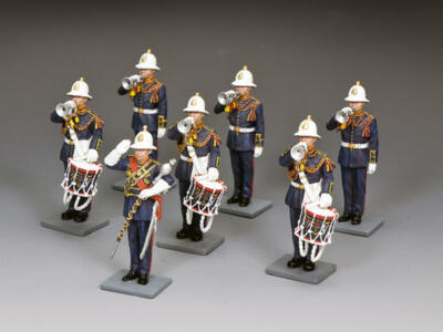 Figurine King & Country CE063 - Royal Marine Drum & Bugle Corps - Neuf
