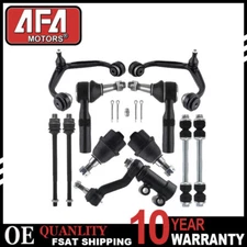 11pc Front Upper Control Arm Tie Rod Ends for Chevy Silverado GMC Sierra 3500 HD