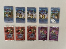 Lot Of 10 Webkinz Trading Cards Packs Series 1 4 - 5 Packs Of Each New Sealed
