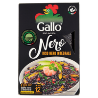 Gallo Riso Nero Integrale,Vollkorn Schwarzer Reis,Italienischer Reis 500G