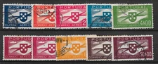 PORTUGAL SG891/6a 1937 AIRMAIL SET USED
