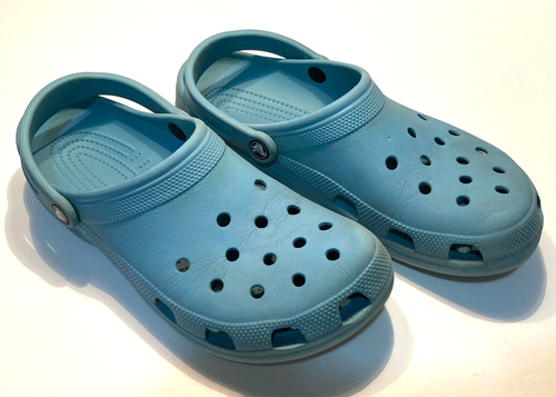 Crocs Unisex Sling Back Clogs - Light Blue - Size 11