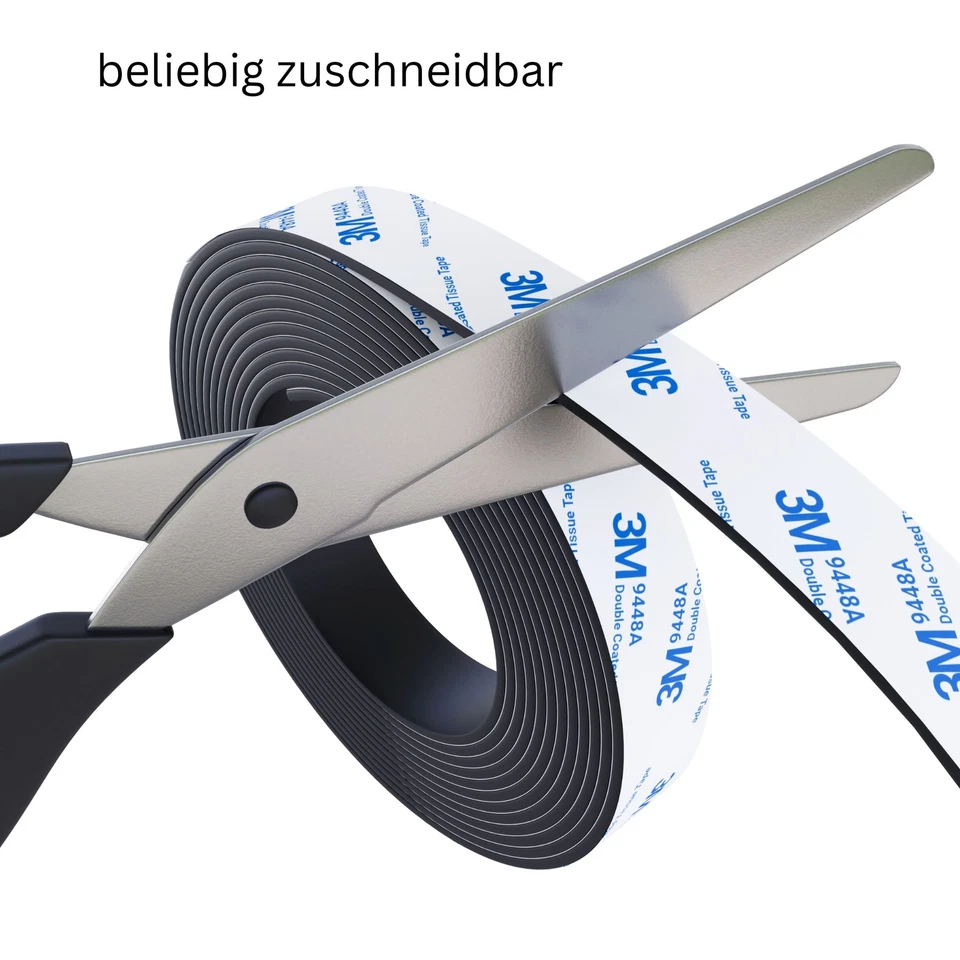 Magnetband selbstklebend | Magnetstreifen für Präsentation, Whiteboard, Karten - Bild 4 von 4