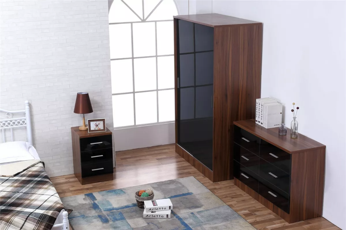 Black walnut bedroom furniture deals