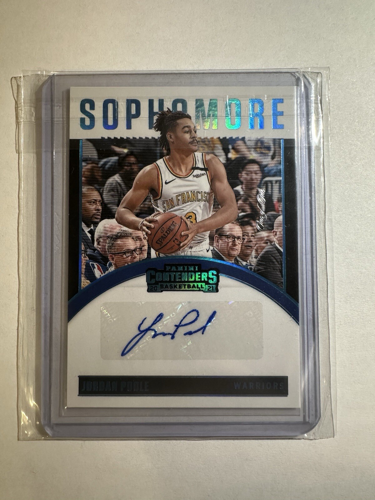2020-21 Panini Contenders - Sophomore Contenders Auto Jordan Poole - ONE OF ONE