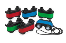 New Lakeshore Kid-Sized Binoculars 3x - Set of 6