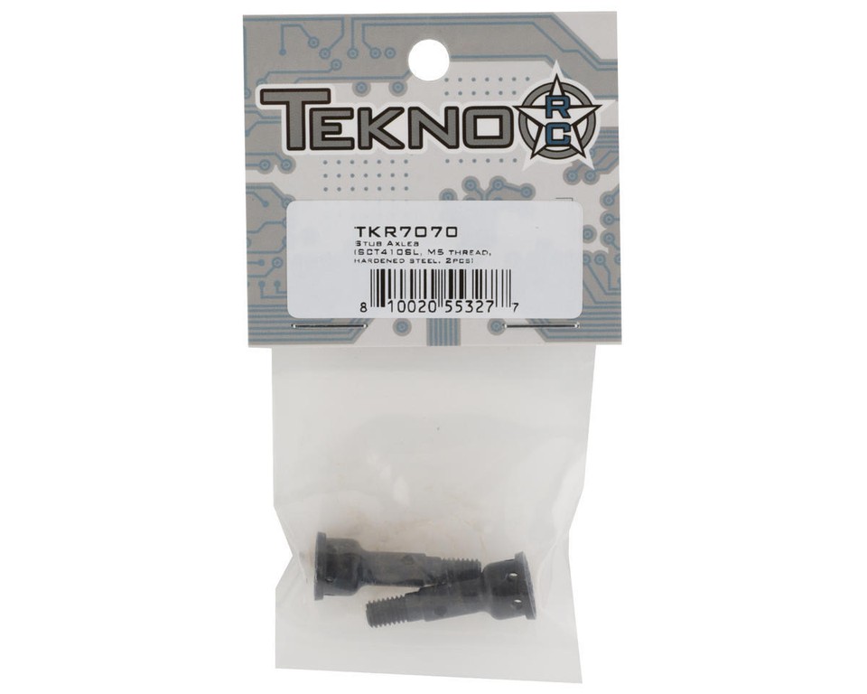 Assi Stelo Posteriori In Acciaio Temprato Tekno RC TKR6270R (2 Pezzi) Per Modello EB410