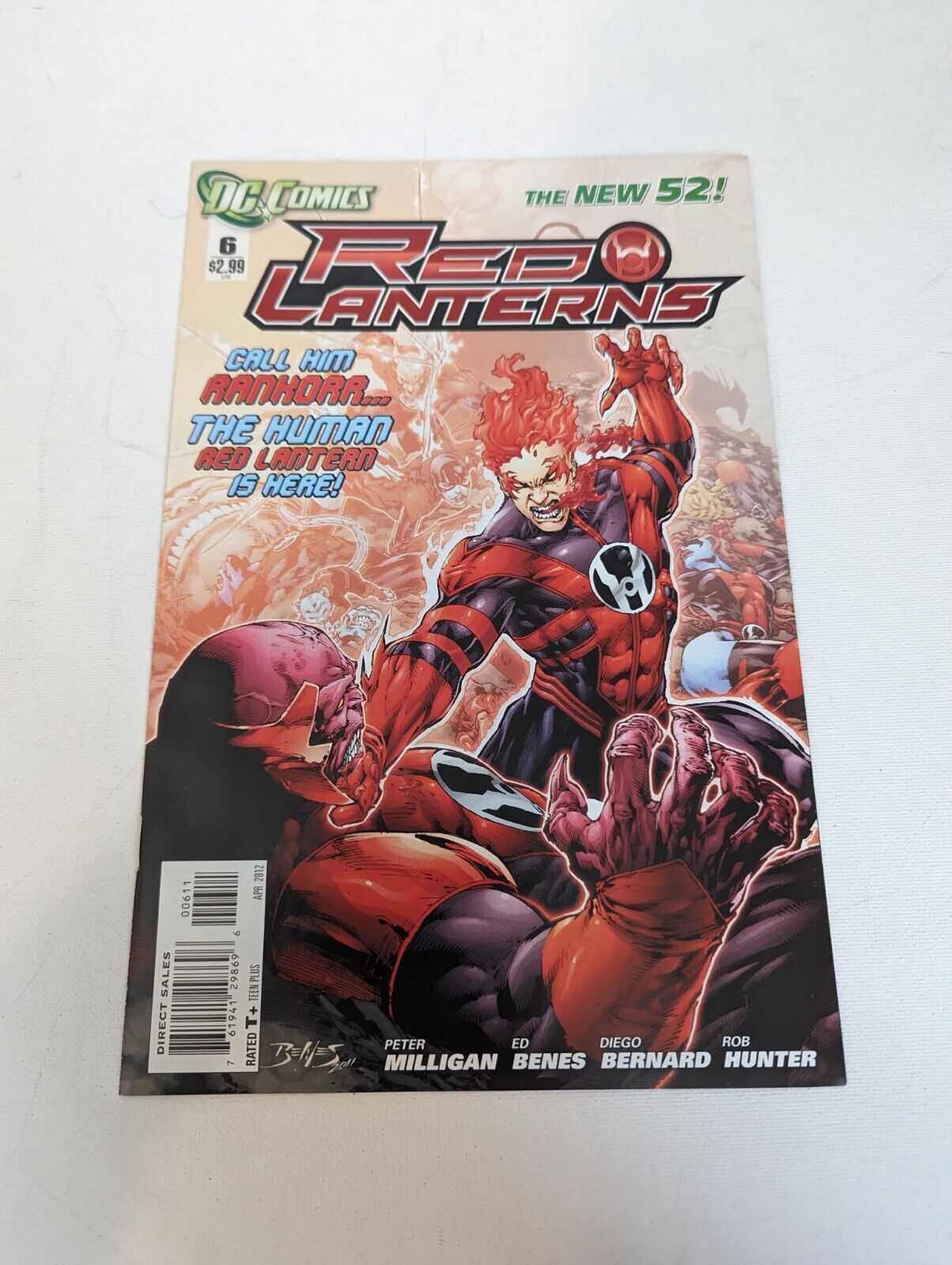 Red Lanterns #6 (DC Comics, April 2012) See Pics Combine Shipping First Print 