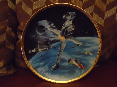 Star Wars Hamilton Collection Rebel B-wing Fighter Plate not statue bust 