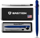 Bastion® Bolt Action Pen | Slim Aluminum Blue | Fine Tip Professional Ballpoint