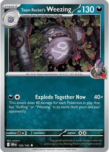 Team Rocket's Weezing 126/182 Destined Rivals