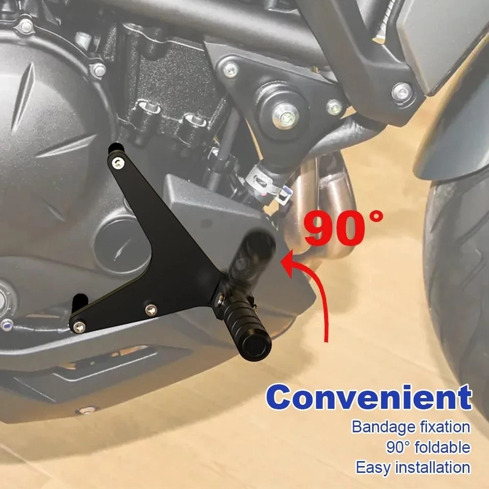 Pie de motociclista para KAWASAKI Versys 650 2015 2016 2017 2018 2019 2020-2023 Foto 4 de 4