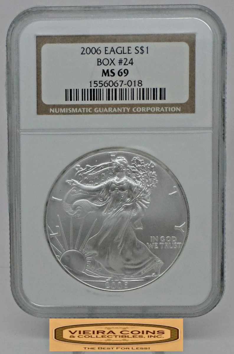 American Eagle MS 69 Graded 2006 Silver Bullion Coins for sale | eBay