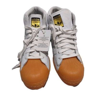  US 8.5 Adidas Pro Model 80s DLX White / Gum Men's Superstar Rare