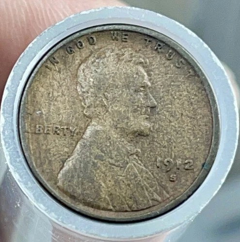 1912-S Lincoln Wheat Cent Penny Better Grade Complete Your Album!!