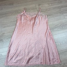 Victorias Secret Slip Dress Womens L Pink Fairycore Sabrina Carpenter 90s Y2K