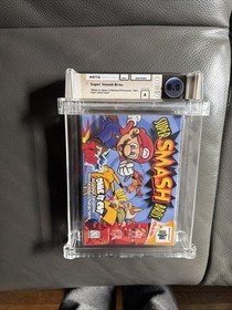 Super Smash Bros N64 Sealed A WATA 8.0 Graded Not VGA CGC PSA Made In Japan