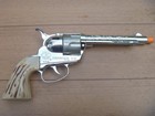 Vintage Mattel  FANNER 50 Diecast CAP GUN w/FANNER 50 Leather Holster & 4 Bullet — photo 2