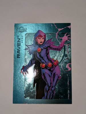  2025 Skybox Metal Universe Batman - Raven #65 - Aqua FX 