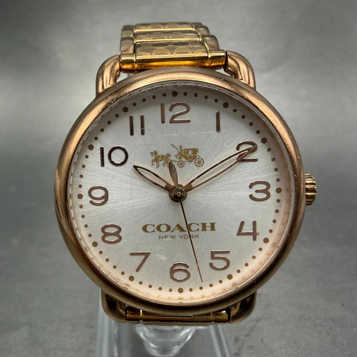 Coach 14502497 Delancey Silver Dial Rose Gold-Tone Ladies Watch New Rare Luxury COACH 14502497 Delancey Silver Dial Stainless Rose Gold-tone  main image 2