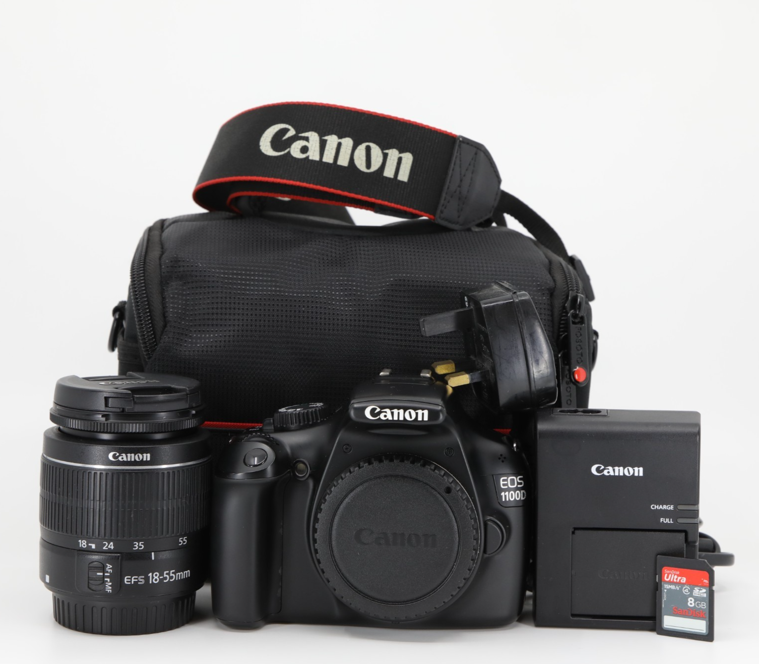 Canon EOS 1100D & 18-55mm III, Shutter Count: 5085, V. Good Condition
