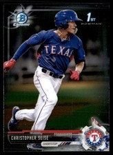 2017 Bowman Draft Chrome Christopher Seise Texas Rangers #BDC-74