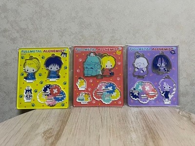 Fullmetal Alchemist Sanrio Acryl Ständer Set Gebraucht Sammlerstück 13+