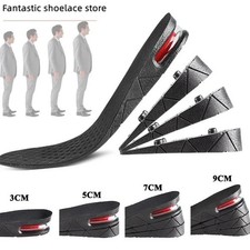 Height Increase Insoles Men Women Invisible Heel Lift Taller Shoe Insert Pads