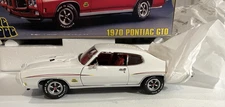 GMP Diecast NIB White 1970 Pontiac GTO Judge 1:24 Scale Replica G2401212 1of 396