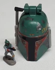 Vintage 1996 Galoob Micro Machines STAR WARS  Mini Head w BOBA FETT Figure