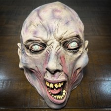 2013 Latex World War Z Scream Zombie Mask Halloween - USED Horror Youth